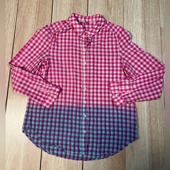 Anthropologie Tops - Athropologie Pilcro Gingham Button Down Shirt
